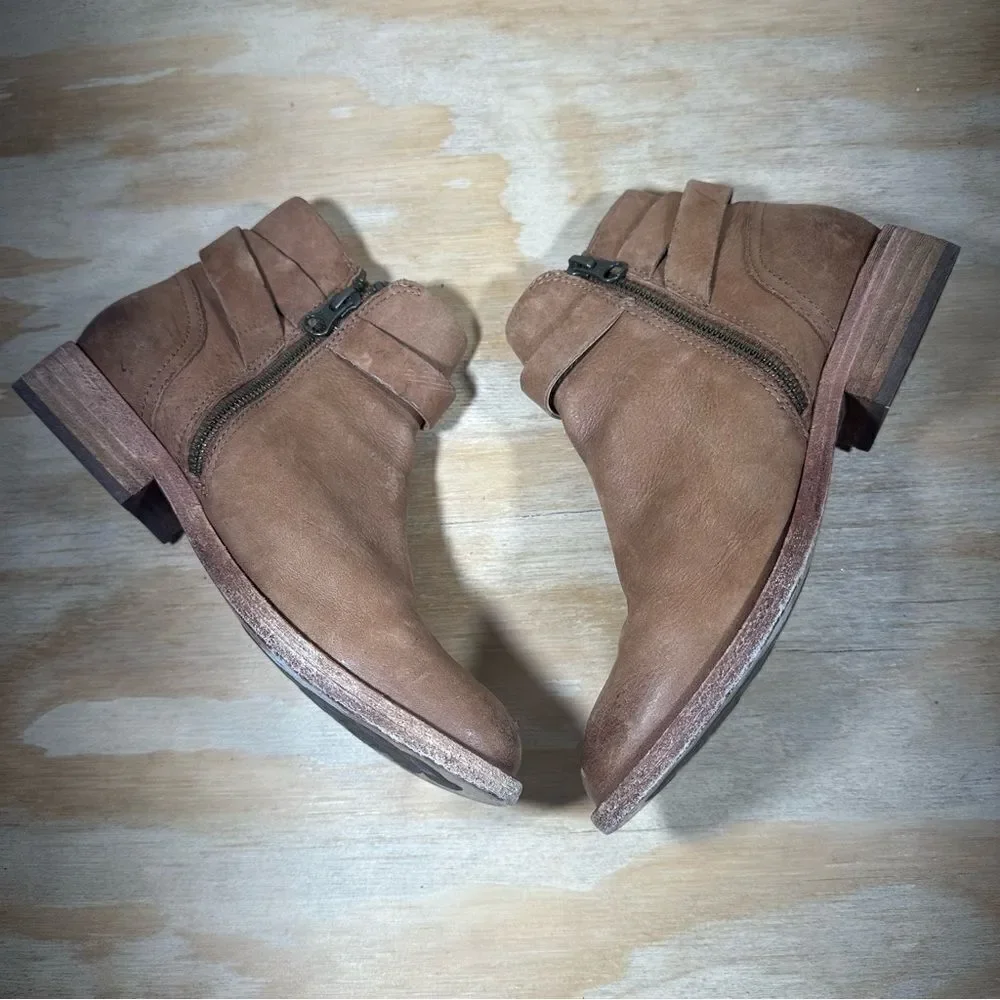 Kork Ease Viki Leather Ankle Boots Women’s Size 6